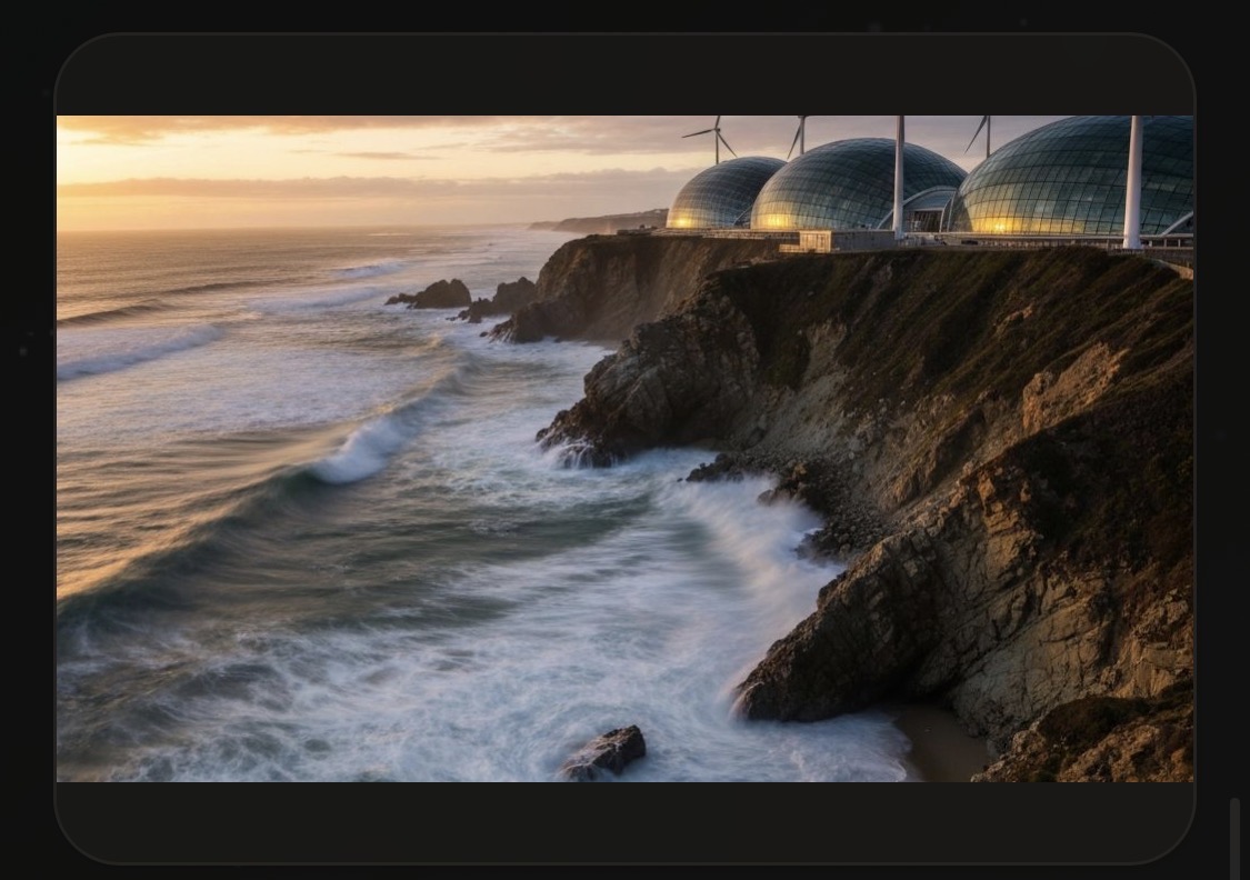 Ocean Cliff Biodome Array